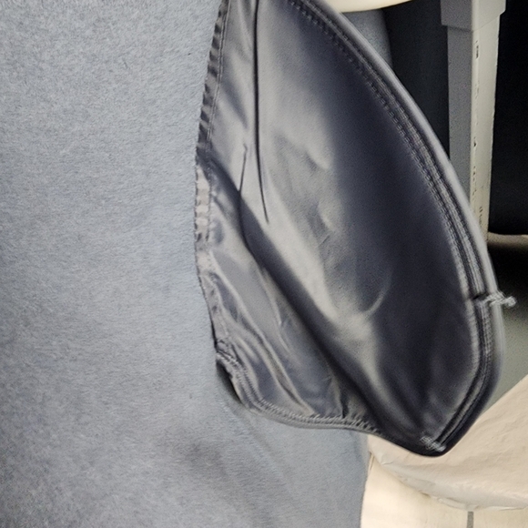 Tahari Marla Powder Blue Handmade Double Face Wool Wrap Coat Size Medium - Picture 10 of 12